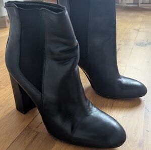 San Edelman Black Ankle Boots